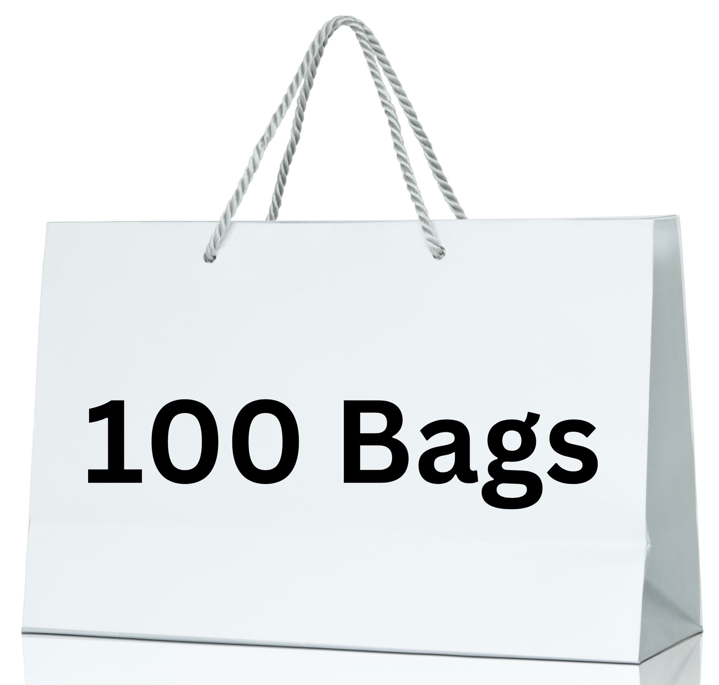 100 Bags A4/White