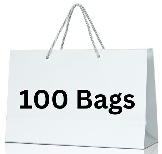 100 Bags A5/White